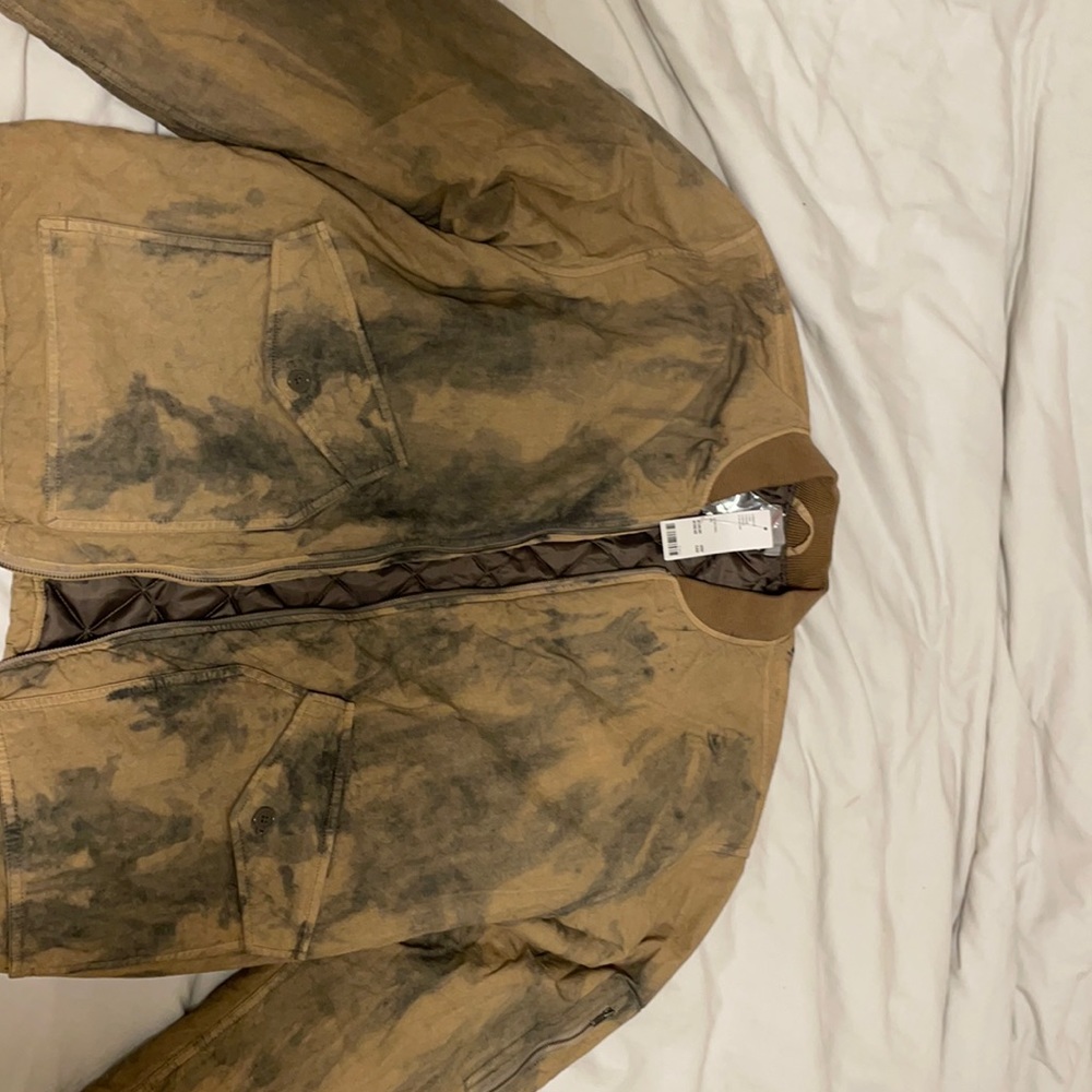 Standard cloth dye tech bomber jacket